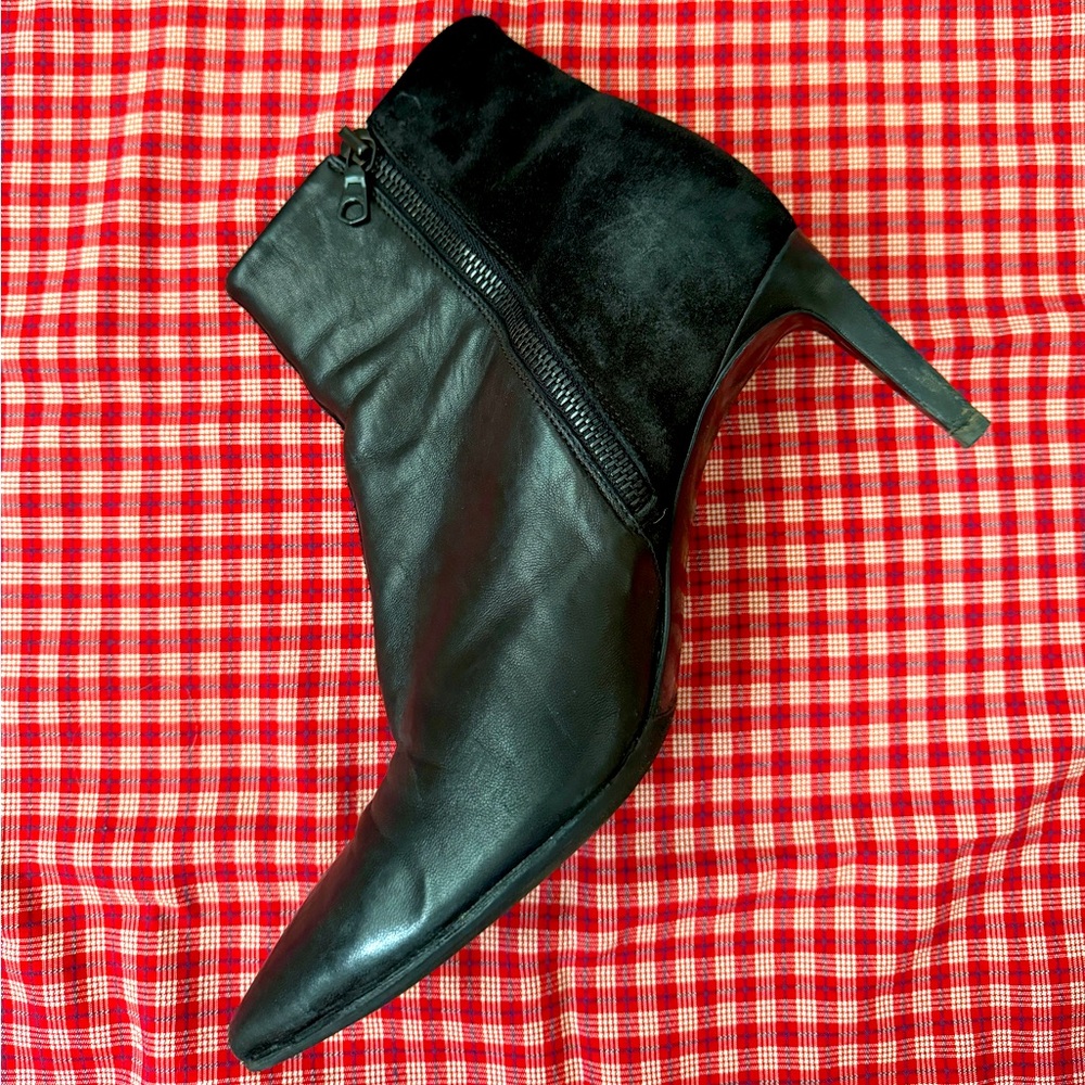 rag & bone “Beha” slim stiletto moto boot